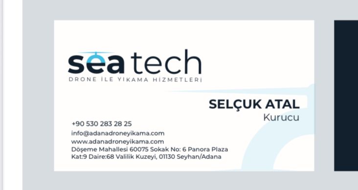 SEA TECH – Drone ile Yıkama Hizmetleri